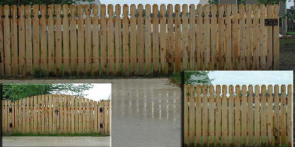 Cedar Picket Fence Designs by Elyria Fence Company