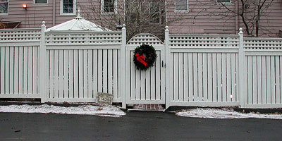 Cedar Semi-Privacy Fence by Elyria Fence