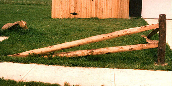 Two Rail Split Rail Tapered  Fence by Elyria Fence