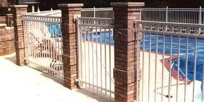 Ornamental Aluminum Pool Fence by Elyria Fence Company