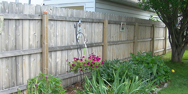 Good Neighbor Cedar Privacy Fencing with lattice by Elyria Fence