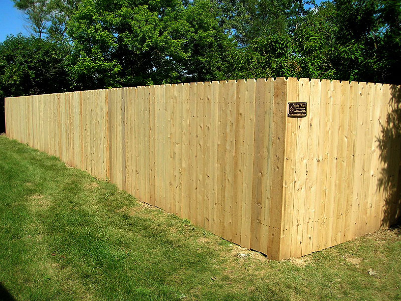 Privacy Wood Classic Fence By Elyria Fence