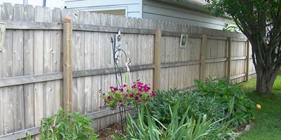 Cedar Privacy Fencing built by Elyria Fence company